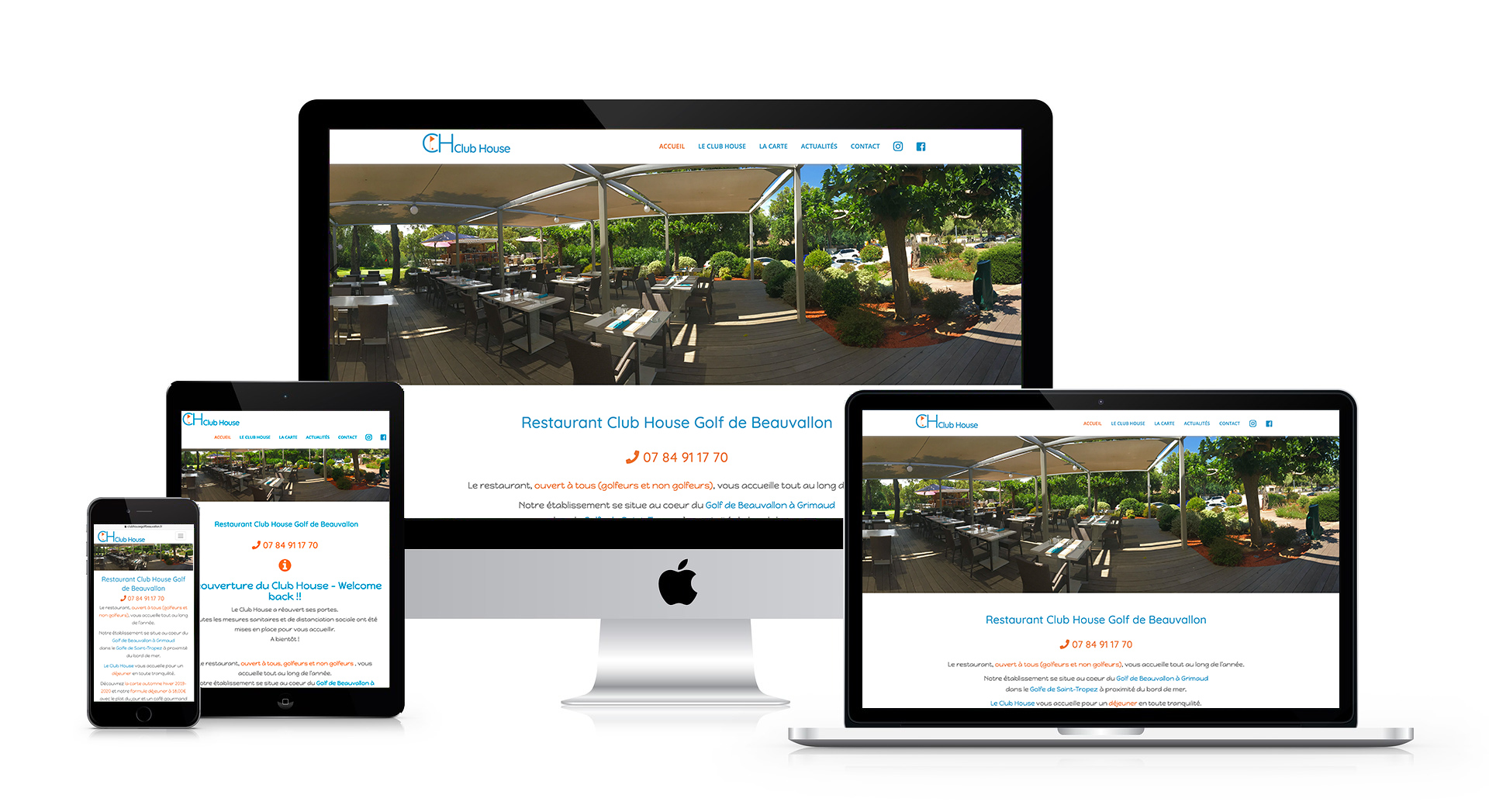 digykan-portfolio-webdesign-clubhousegolfbeauvallonrestaurant digykan services webdesign visuels portfolio - communication digitale webdesign identité visuelle golfe de Saint-Tropez