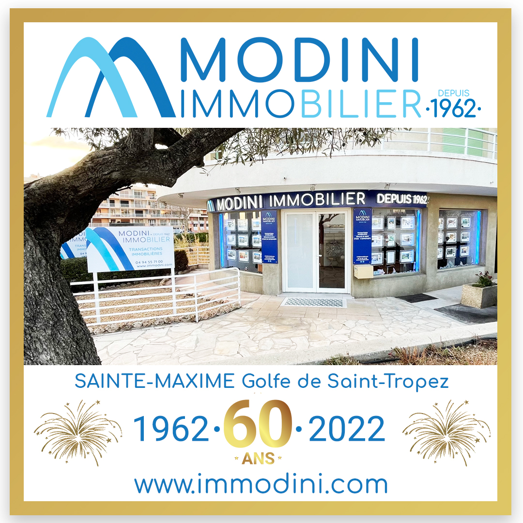 Agence Immobilière Modini Immobilier Sainte-Maxime - visuel publication réseaux sociaux